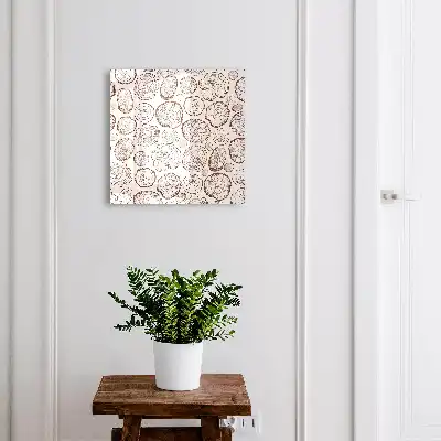 Anneaux en bois à section transversale