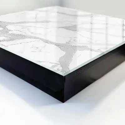 Élégance du marbre blanc gris