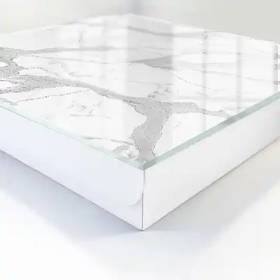 Élégance du marbre blanc gris