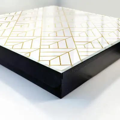 Géométrie élégante aux couleurs vives