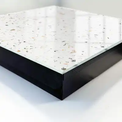 Lampe en terrazzo lumineux effet frais