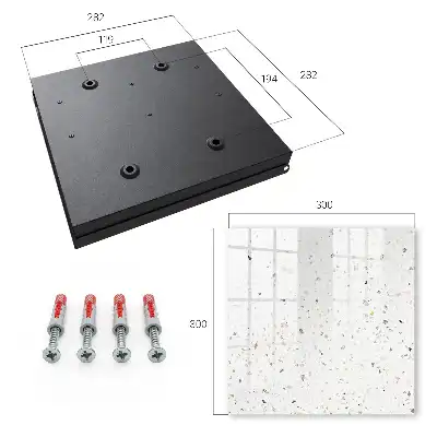 Lampe en terrazzo lumineux effet frais