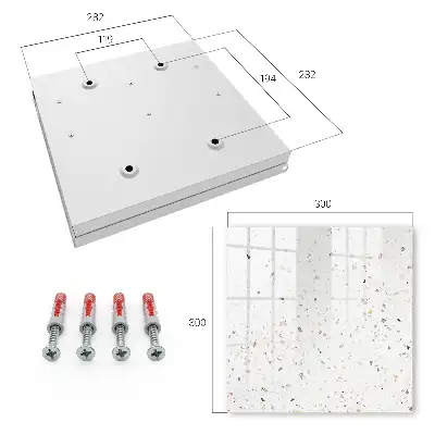 Lampe en terrazzo lumineux effet frais
