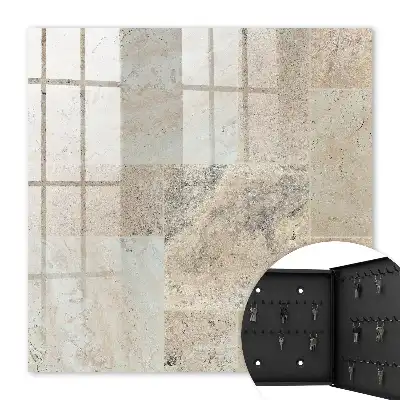 Carreaux de marbre aux motifs naturels