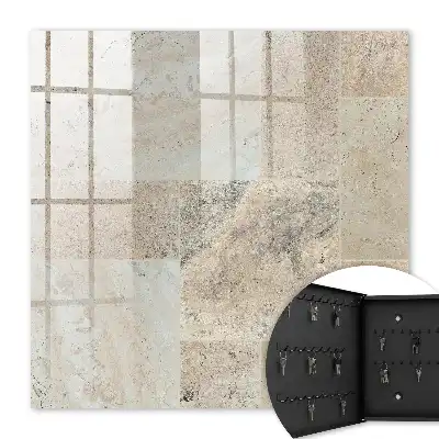 Carreaux de marbre aux motifs naturels