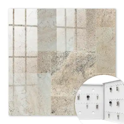 Carreaux de marbre aux motifs naturels