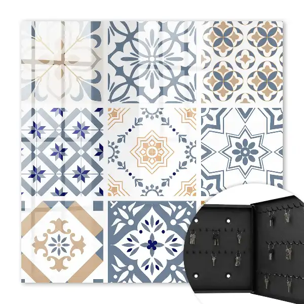 Motifs de carreaux aux couleurs classiques