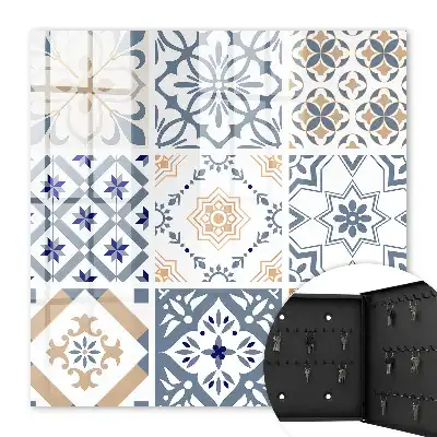 Motifs de carreaux aux couleurs classiques