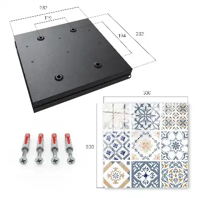 Motifs de carreaux aux couleurs classiques