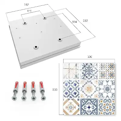 Motifs de carreaux aux couleurs classiques