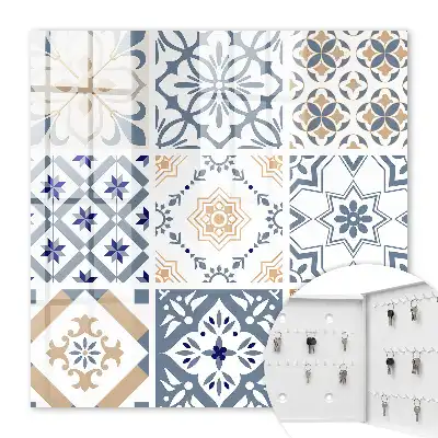 Motifs de carreaux aux couleurs classiques