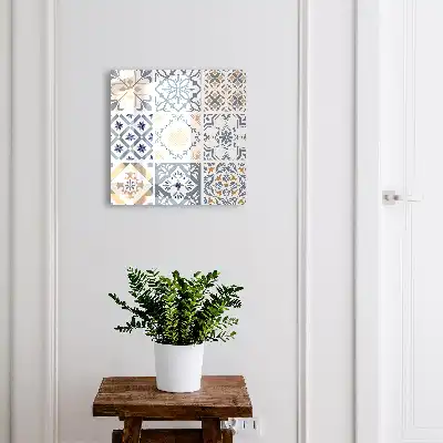 Motifs de carreaux aux couleurs classiques