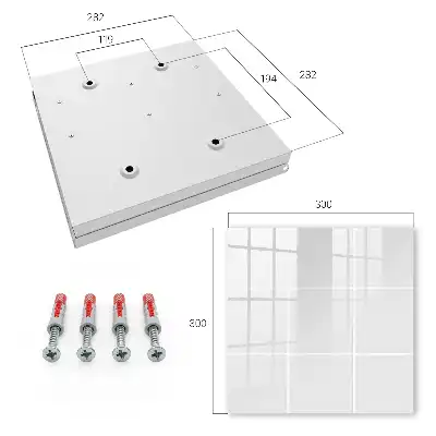 Carreaux brillants avec détails décoratifs
