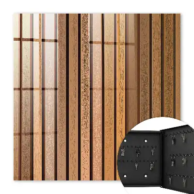 Lignes décoratives dans les tons beige et brun