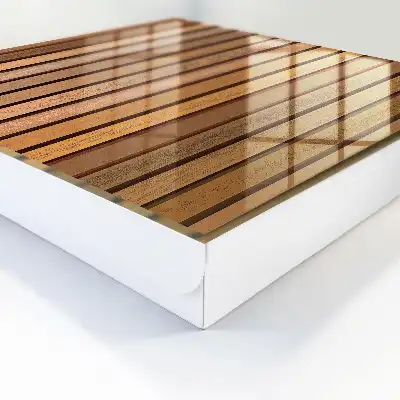 Lignes décoratives dans les tons beige et brun