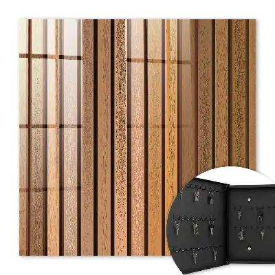 Lignes décoratives dans les tons beige et brun