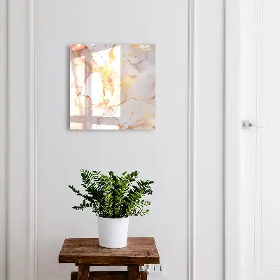 Élégance du marbre aux lignes cuivrées
