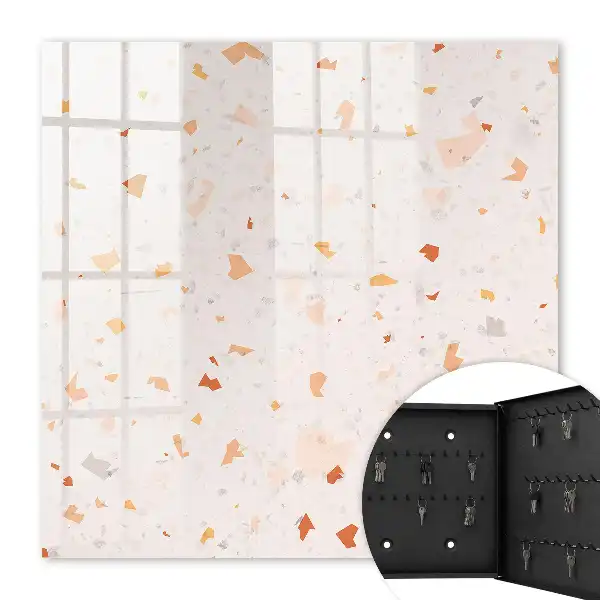 Une élégante mosaïque aux couleurs chaudes