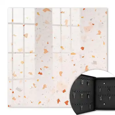 Une élégante mosaïque aux couleurs chaudes