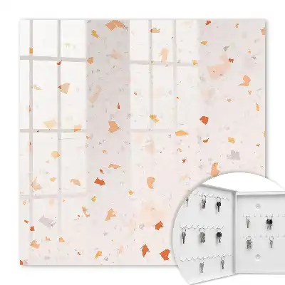 Une élégante mosaïque aux couleurs chaudes