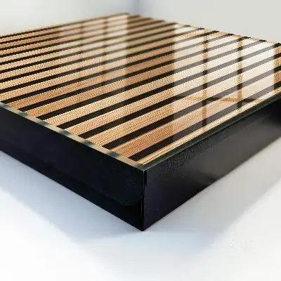 Ceinture à rayures verticales