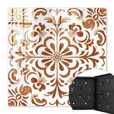 Motif ornemental floral