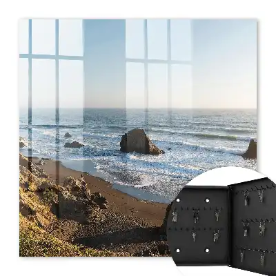 Tableau paysage marin avec océan bleu