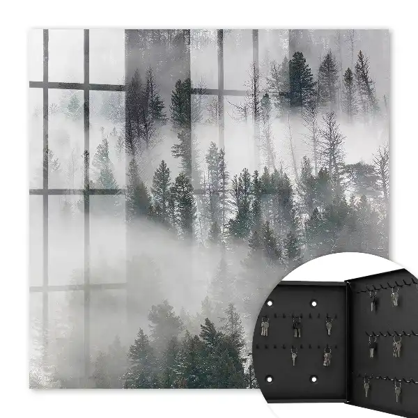 Décoration murale verdure brumeuse pour une atmosphère paisible