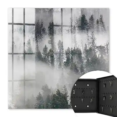 Décoration murale verdure brumeuse pour une atmosphère paisible