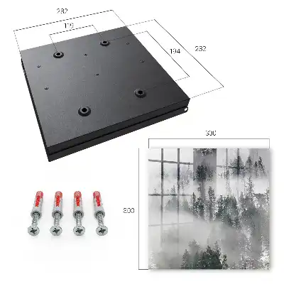 Décoration murale verdure brumeuse pour une atmosphère paisible