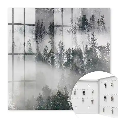 Décoration murale verdure brumeuse pour une atmosphère paisible