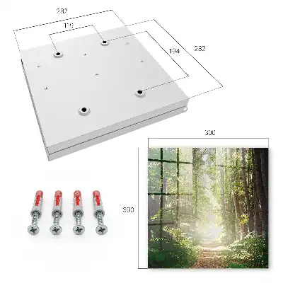 Paysage forestier avec arbres verts