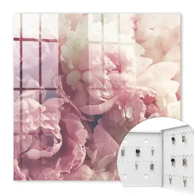 Pivoines rose crème