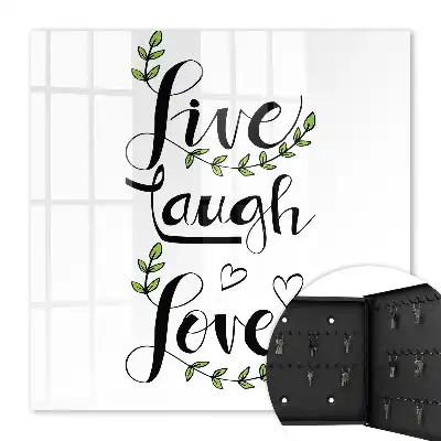 Typographie positive avec des accents floraux