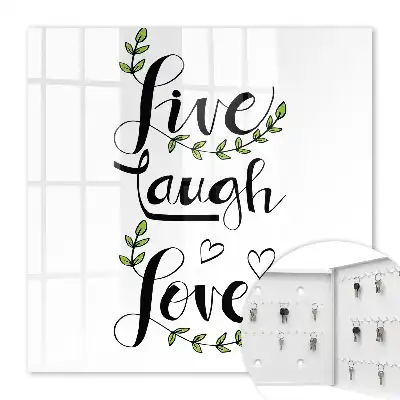 Typographie positive avec des accents floraux