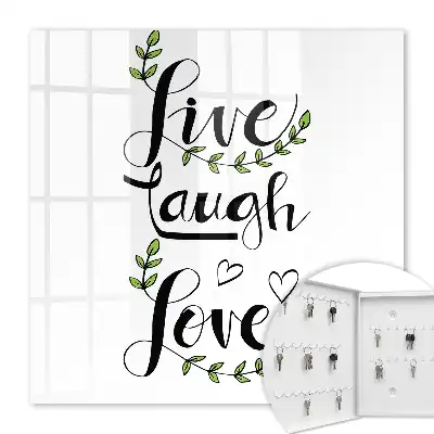 Typographie positive avec des accents floraux