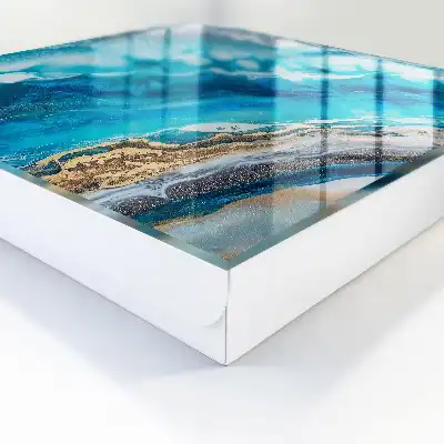 Motifs turquoise avec accents blancs