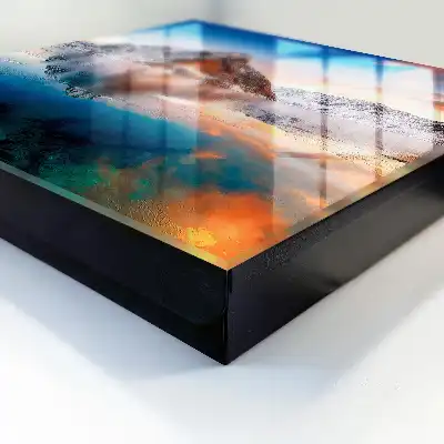 Harmonie des montagnes sous la lumière du soleil