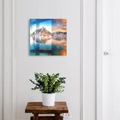 Harmonie des montagnes sous la lumière du soleil