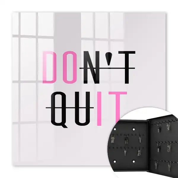 Une typographie motivante aux couleurs contrastées