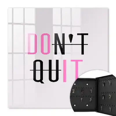 Une typographie motivante aux couleurs contrastées