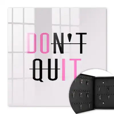 Une typographie motivante aux couleurs contrastées