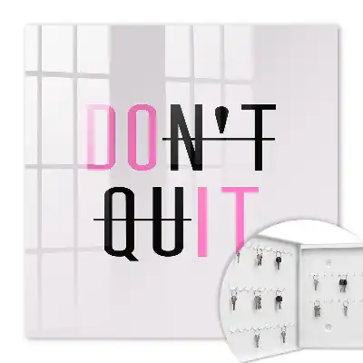 Une typographie motivante aux couleurs contrastées