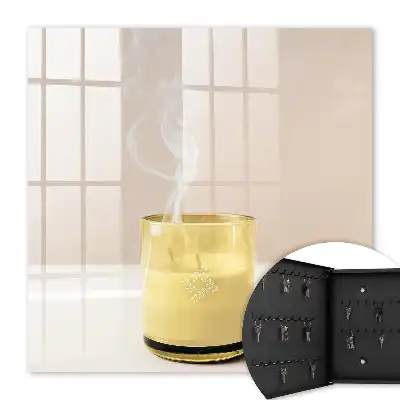 Paix en verre avec contenu fumé