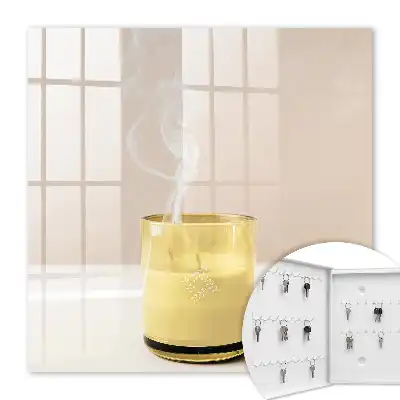 Paix en verre avec contenu fumé