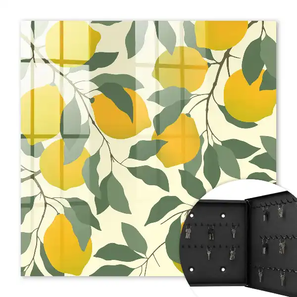 Citrons juteux sur fond clair