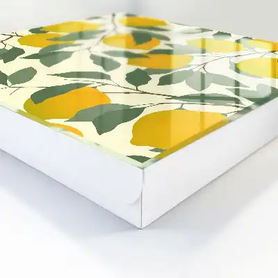 Citrons juteux sur fond clair