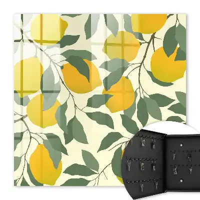 Citrons juteux sur fond clair