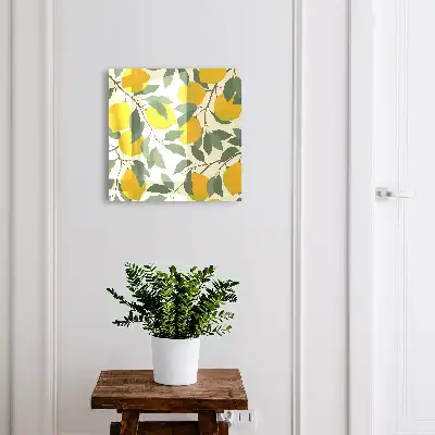 Citrons juteux sur fond clair