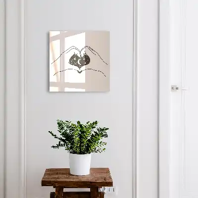 Espace du cœur minimaliste